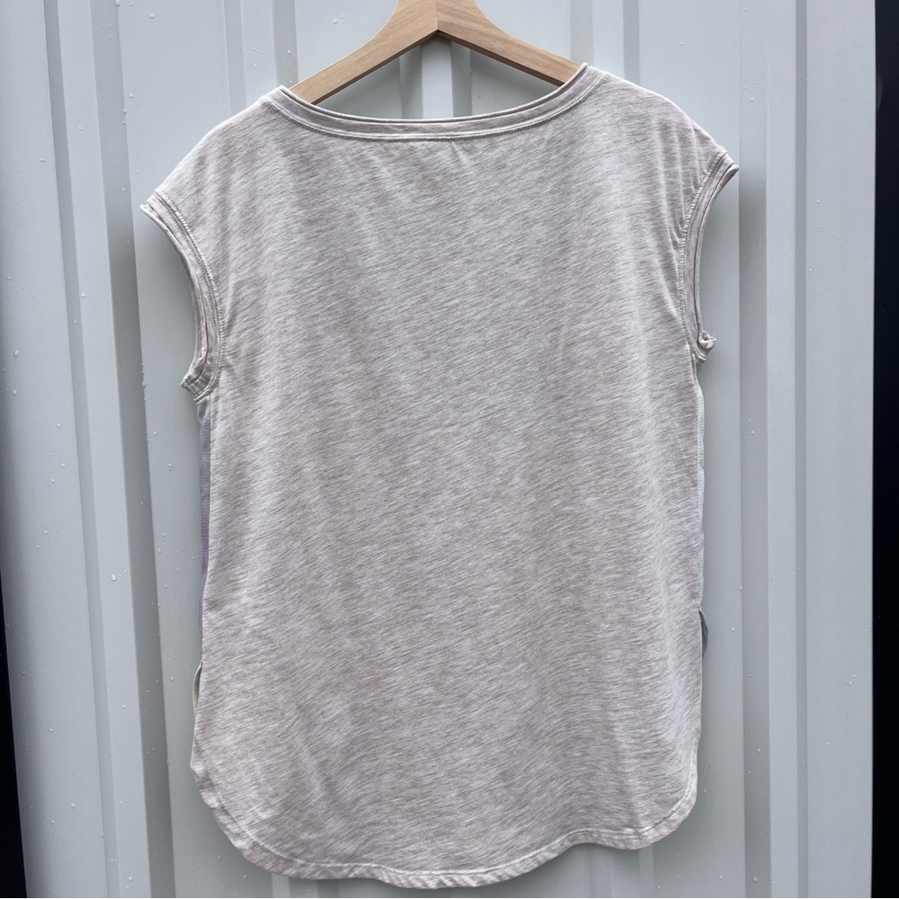 Anthropologie Blouse Tie Dye Tuscany Boatneck Gray Sleeveless Tunic Womens S - Picture 3 of 12